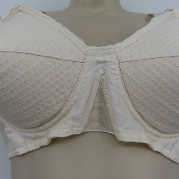 VTG Formfit Rogers Inflation 32B White Padded Cone Bullet Pointy Rockabilly Bra - Picture 3 of 13